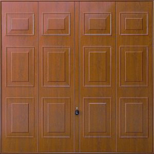 Hormann Georgian Decograin steel up and over garage door