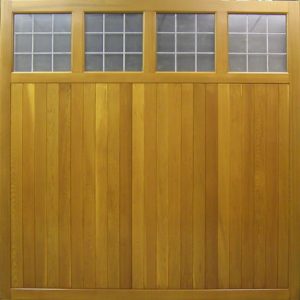 Cedar Doors traditional boarded Ashborne up and over garage door