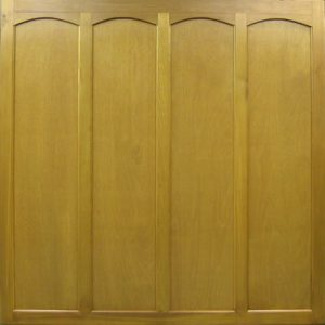 Cedar Doors Derby traditional panelled up and over garage door