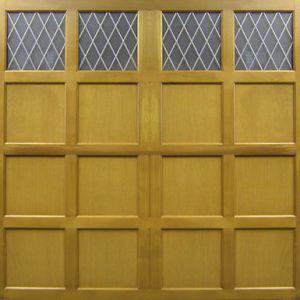 Cedar Doors Hardwick traditional side hinged garage door