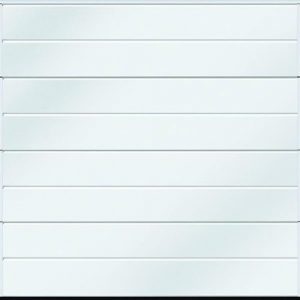 CarTeck centre-ribbed sectional garage door