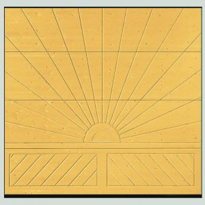 Hormann 403 Nordic Pine timber sectional garage door