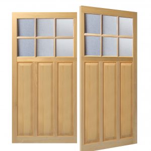 Woodrite Bentley side hinged timber garage door