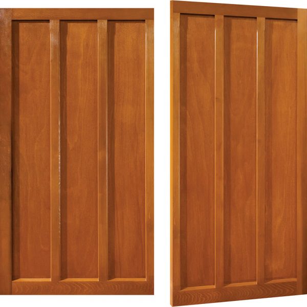 Woodrite Churchill side hinged timber garage door