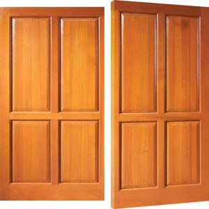 Woodrite Marston side hinged timber garage door