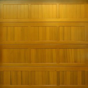 Cedar Doors Bamford traditional timber sectional garage door