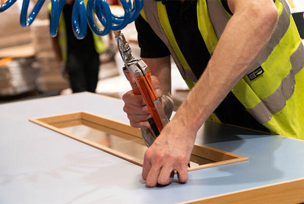 assembling fire doors