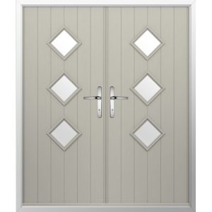 SOLIDOR FLINT 3 COMPOSITE FRENCH ENTRANCE DOORS