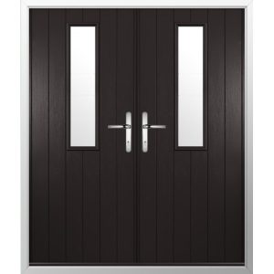 SOLIDOR FLINT 4 COMPOSITE FRENCH ENTRANCE DOORS