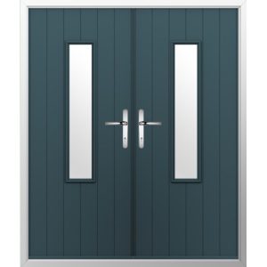 SOLIDOR FLINT 5 COMPOSITE FRENCH ENTRANCE DOORS