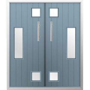SOLIDOR MESSINA COMPOSITE FRENCH ENTRANCE DOORS