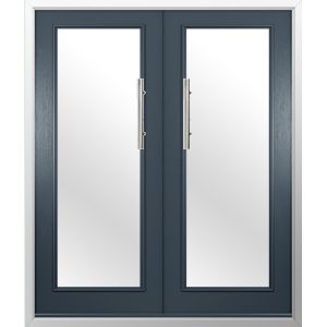 SOLIDOR PALERMO FULL GLAZED COMPOSITE FRENCH ENTRANCE DOORS
